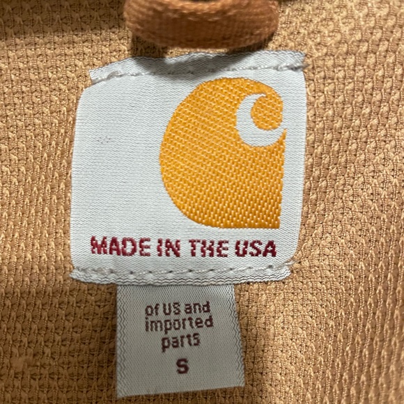 Carhartt Tan Hooded Work Jacket - Picture 6 of 6